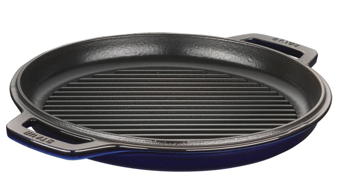 Staub - multifunctional roaster with curved glass lid, round, 28 cm, 127228